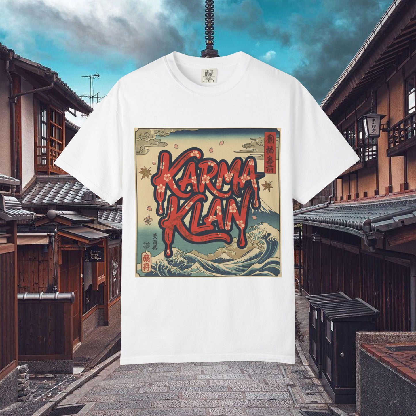 karma klan tee justice | chill society karma tee | justice graphic t-shirt | unisex karma streetwear tee | karma klan casual tee