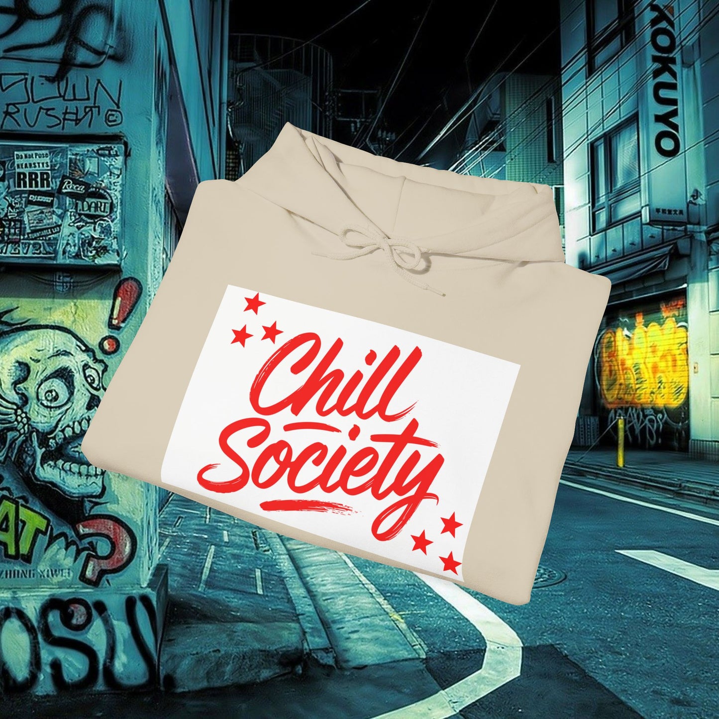 chill hoodie - comfort & good vibes