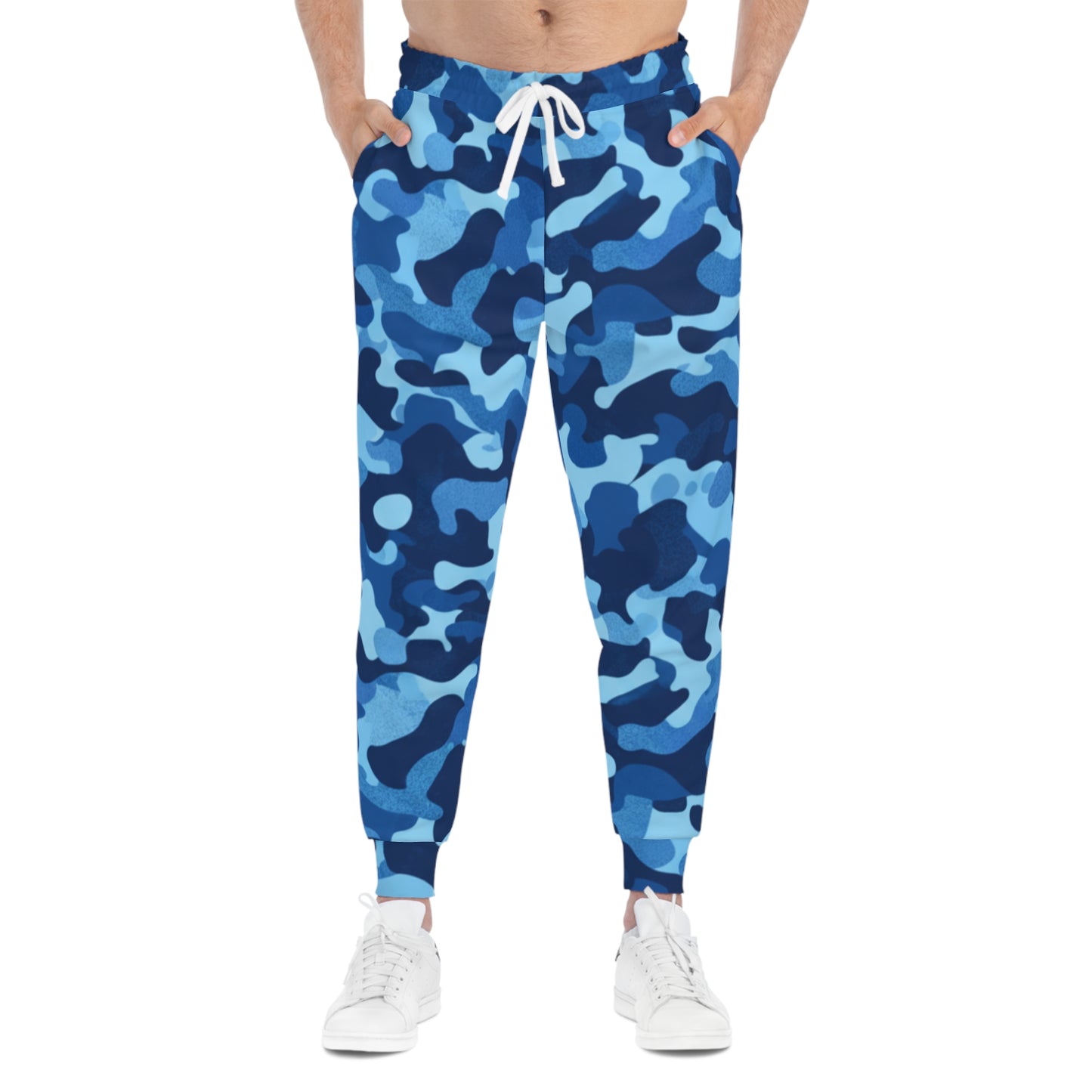 blue camo "aoi hoshi" joggers