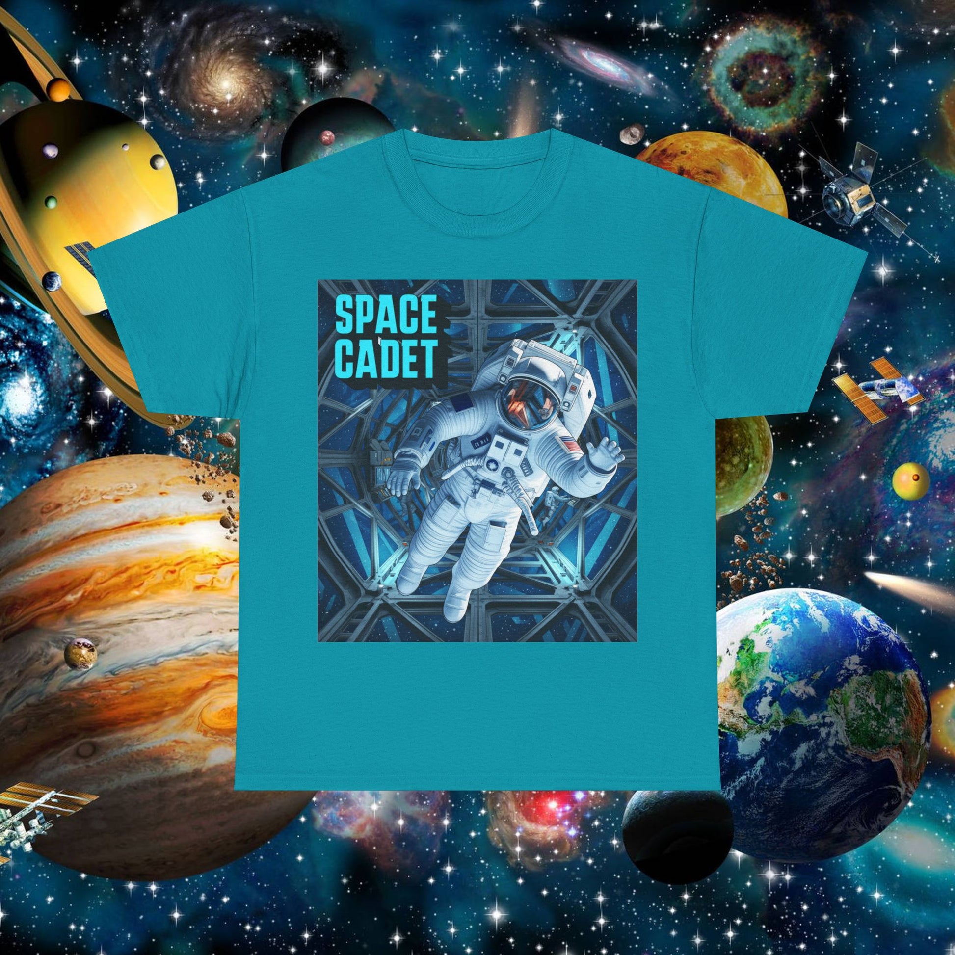 Space Cadet T-Shirt Astronaut Graphic | Chill Society Space Tee | Unisex Astronaut Streetwear Shirt | Graphic Space T-Shirt | Casual Space Crew Tee