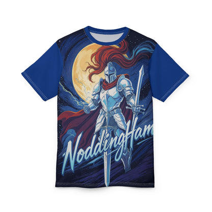 T-Shirt Noddingham White Knight | Chill Society Graphic Tee | Unisex Knight Design T-Shirt | Medieval Streetwear Tee | White Knight Graphic Shirt