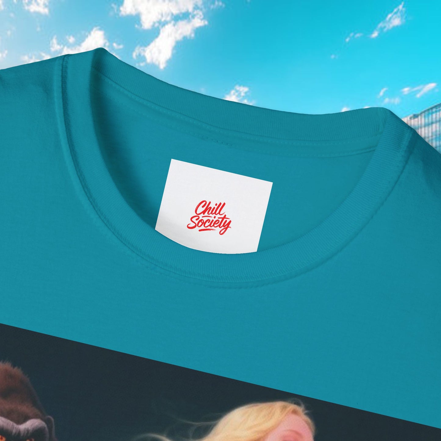 chill society t-shirt — relaxed vibes graphic tee