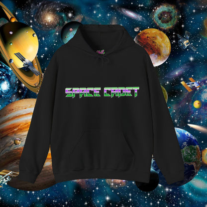 Space Street Hoodie Retro Sci-Fi | Chill Society Space Hoodie | Unisex Sci-Fi Pullover | Retro Streetwear Hoodie | Space Graphic Unisex Hoodie