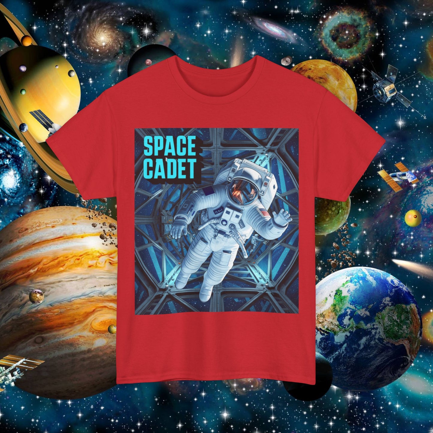 space cadet t-shirt astronaut graphic | chill society space tee | unisex astronaut streetwear shirt | graphic space t-shirt | casual space crew tee