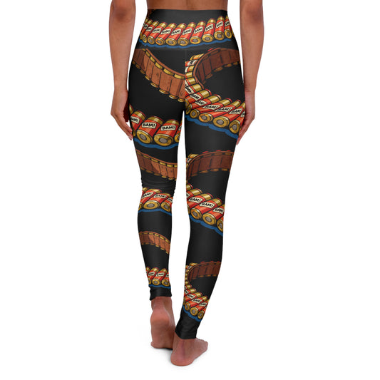 Fully Loaded High Waisted Yoga Legging | Chill Society Yoga Leggings | Unisex Workout Legging | High Waist Activewear Legging | Fully Loaded Fitness Leggings