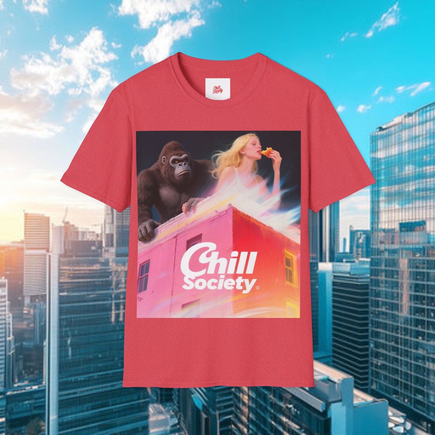 chill society t-shirt — relaxed vibes graphic tee