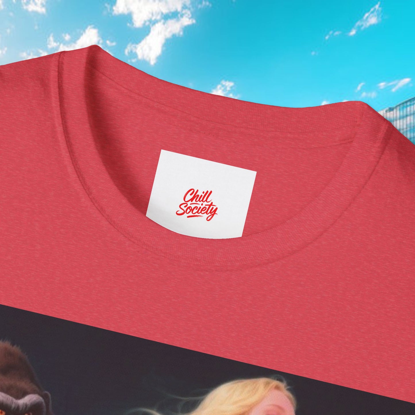 chill society t-shirt — relaxed vibes graphic tee