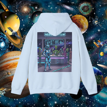Space Street Hoodie Retro Sci-Fi | Chill Society Space Hoodie | Unisex Sci-Fi Pullover | Retro Streetwear Hoodie | Space Graphic Unisex Hoodie