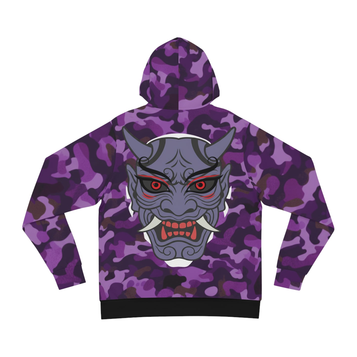 purple camo "aoi hoshi" oni hoodie