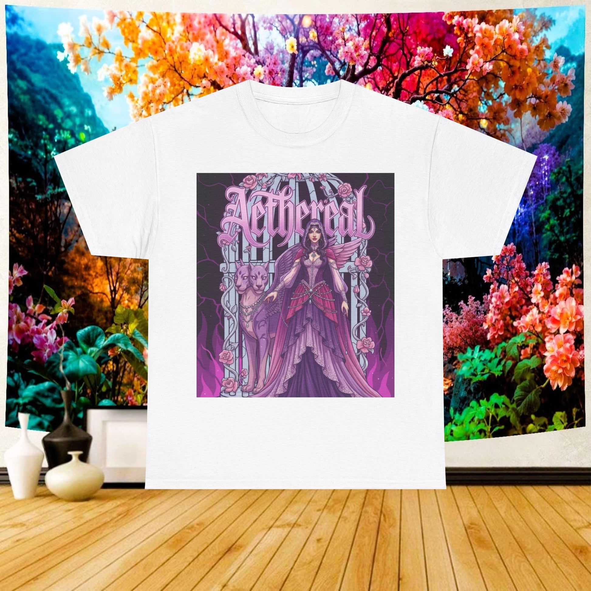 Aetherial Dream Tee Mystical Vibes | Chill Society Mystical Tee | Aetherial Graphic Shirt | Mystical Vibes Unisex Tee | Dream Inspired Streetwear Tee