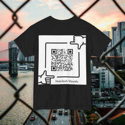 Urban Graphic T-Shirt: Fresh Style & QR Code