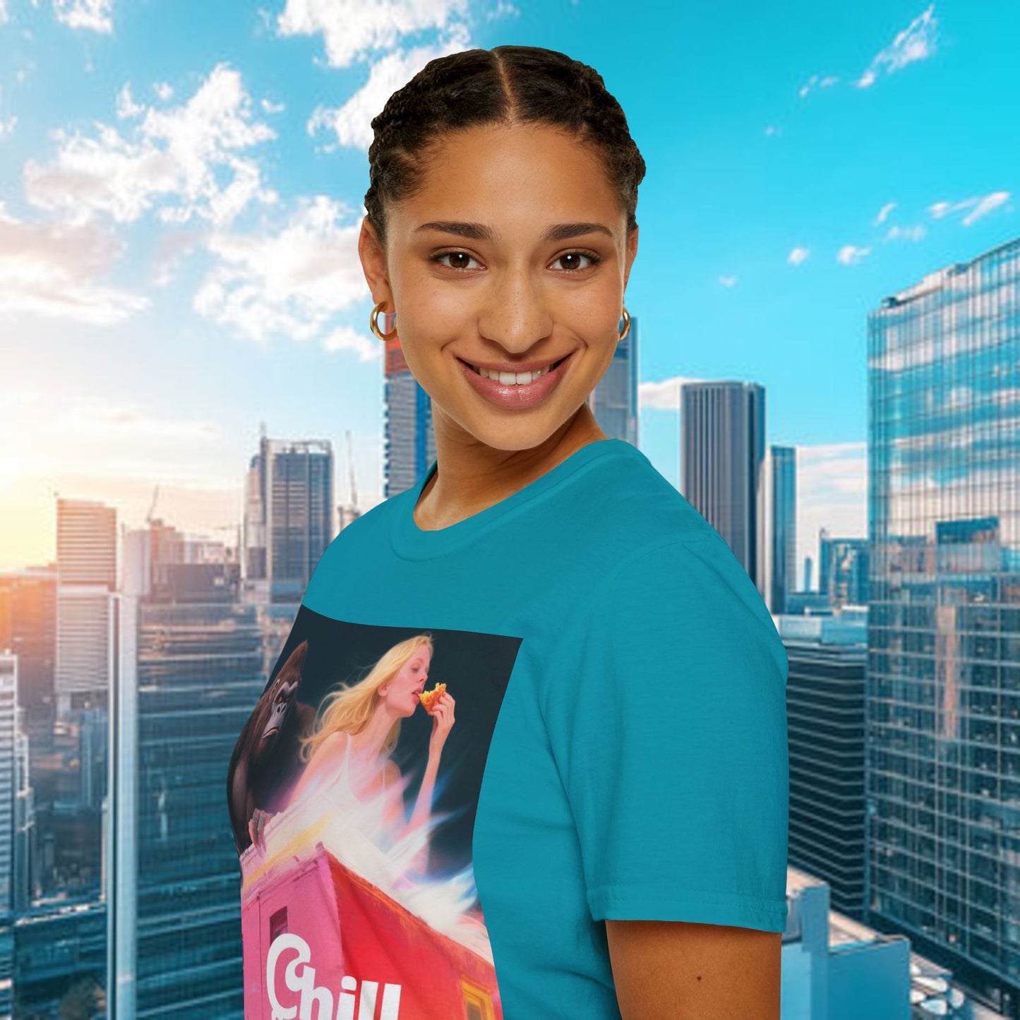 chill society t-shirt — relaxed vibes graphic tee