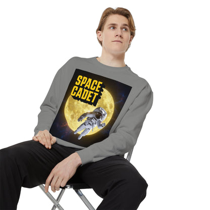 Space Cadet Sweatshirt Astronaut Moon | Chill Society Space Crewneck | Unisex Graphic Sweatshirt | Moon Graphic Streetwear Pullover | Astronaut Streetwear Sweatshirt