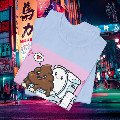 Making Room For More Tacos T‑Shirt — Cute Toilet & Taco Cartoon Tee