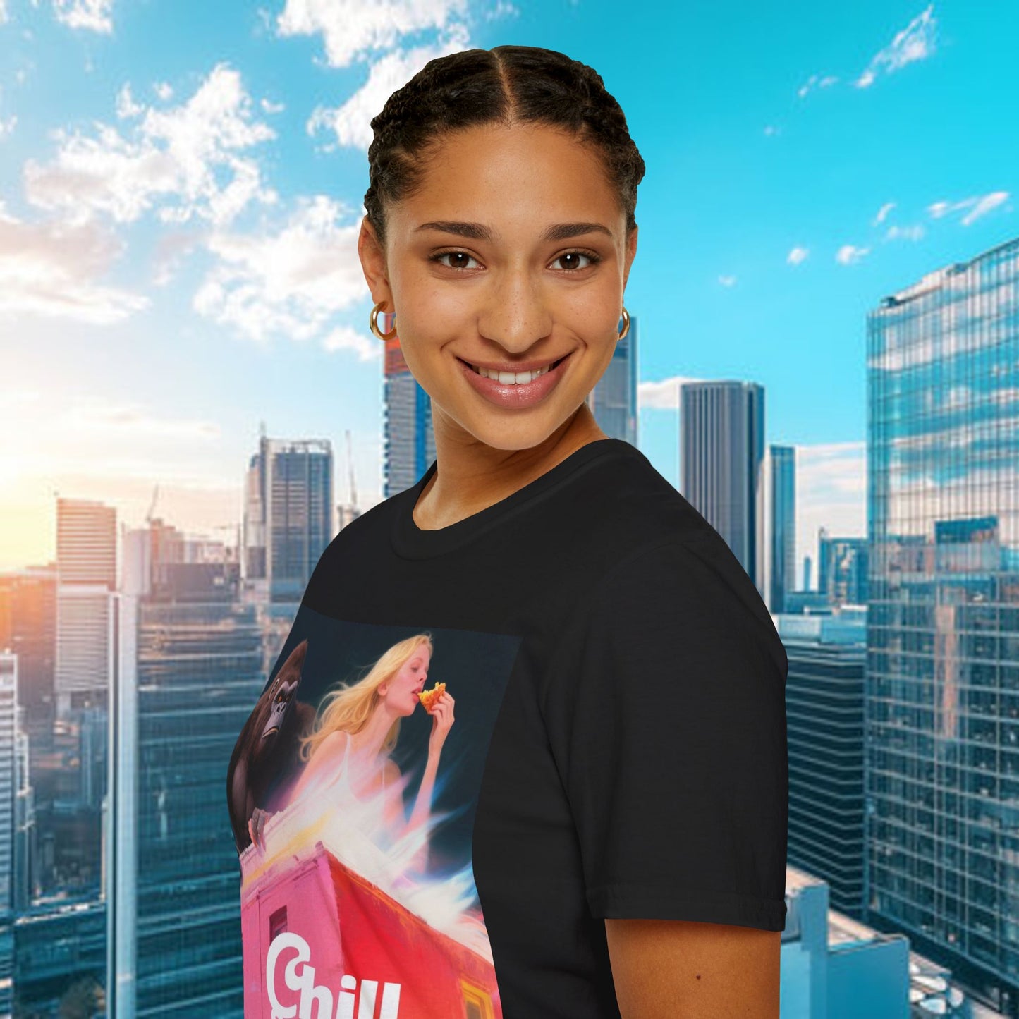 chill society t-shirt — relaxed vibes graphic tee