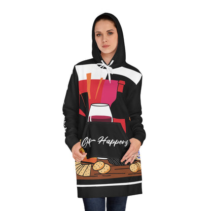 "Sip Happens" Droodie (Dress + Hoodie)