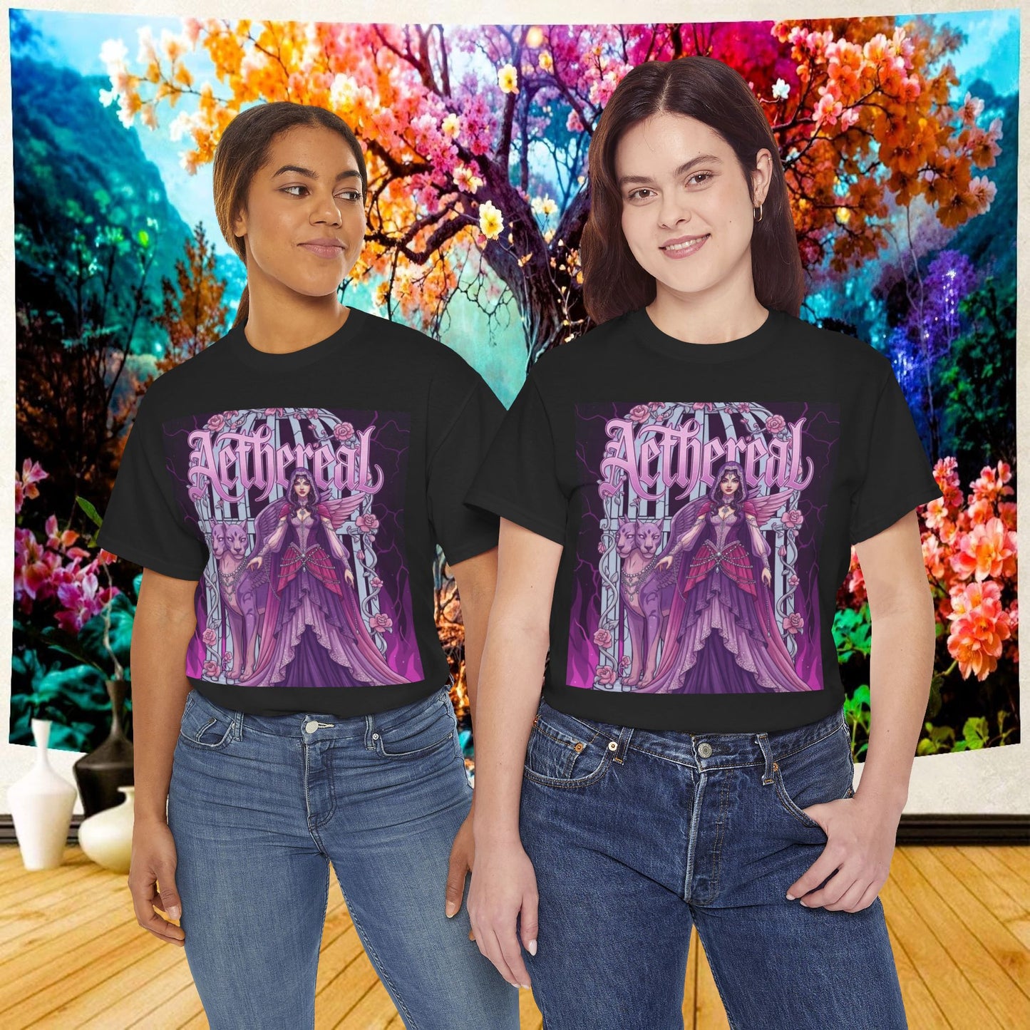 aetherial dream tee mystical vibes | chill society mystical tee | aetherial graphic shirt | mystical vibes unisex tee | dream inspired streetwear tee