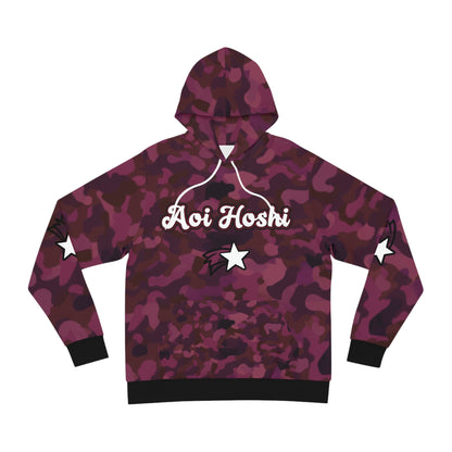 Maroon Camo "Aoi Hoshi" Oni Hoodie