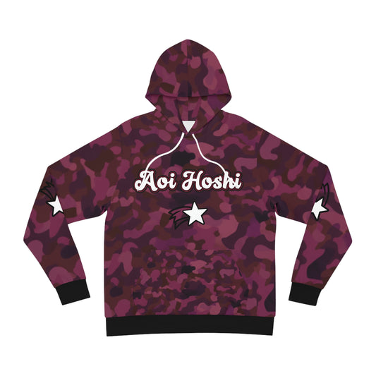 Maroon Camo "Aoi Hoshi" Oni Hoodie