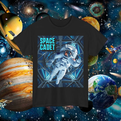 Space Cadet T-Shirt Astronaut Graphic | Chill Society Space Tee | Unisex Astronaut Streetwear Shirt | Graphic Space T-Shirt | Casual Space Crew Tee