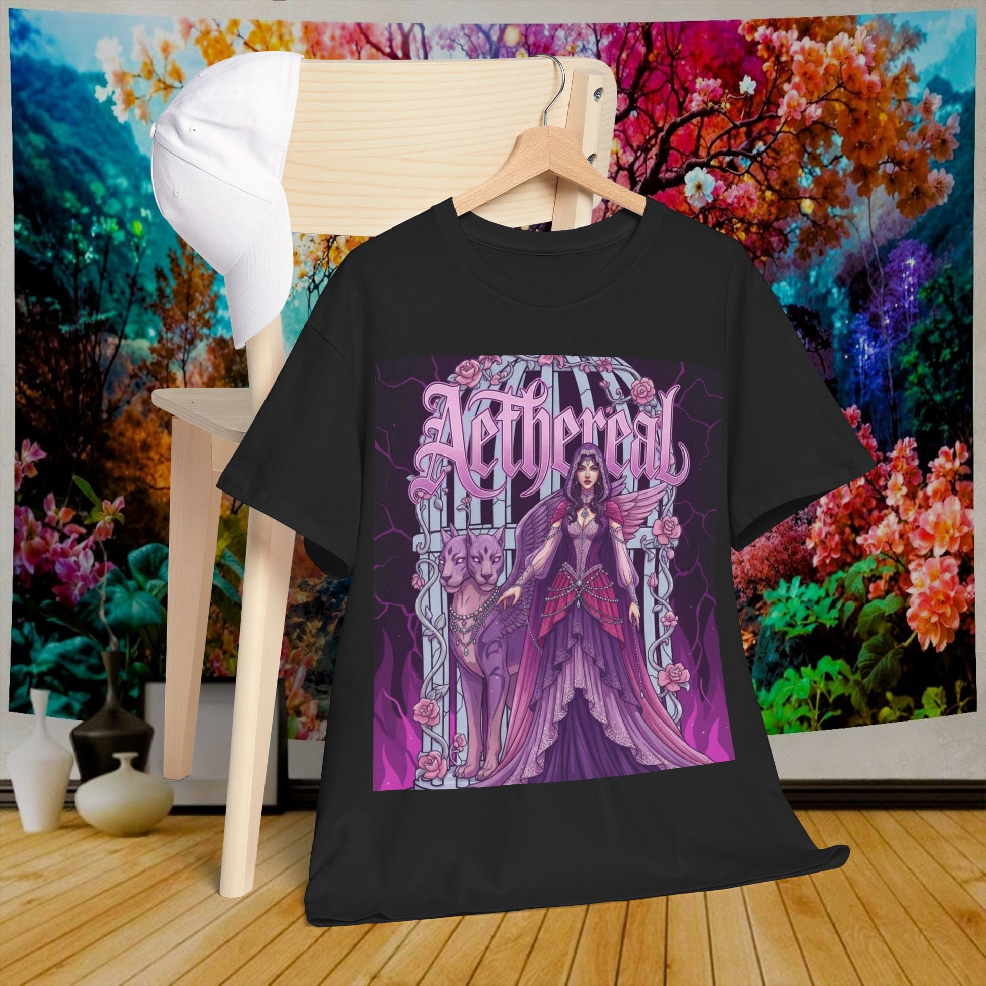 Aetherial Dream Tee Mystical Vibes | Chill Society Mystical Tee | Aetherial Graphic Shirt | Mystical Vibes Unisex Tee | Dream Inspired Streetwear Tee