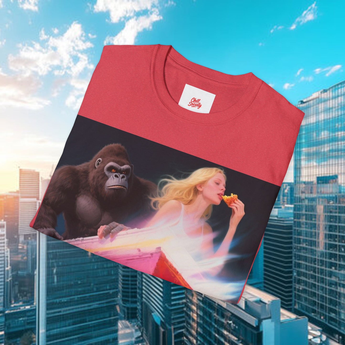 chill society t-shirt — relaxed vibes graphic tee