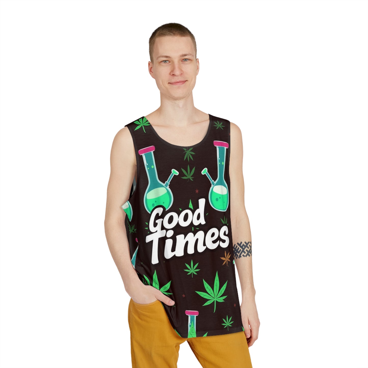 cannabis bong tank top