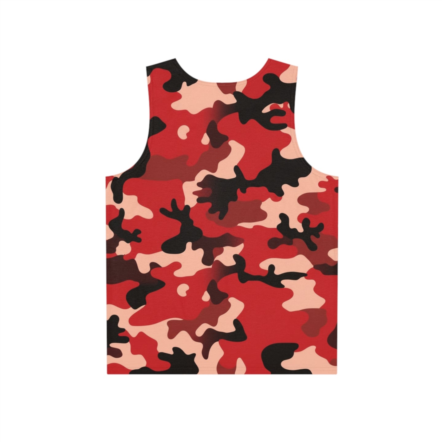 red camo men's tank top
