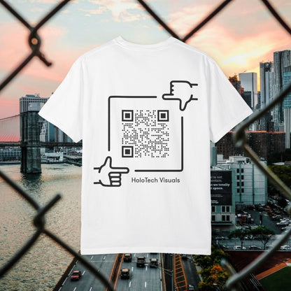 Urban Graphic T-Shirt: Fresh Style & QR Code
