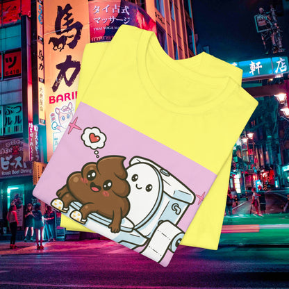 Making Room For More Tacos T‑Shirt — Cute Toilet & Taco Cartoon Tee