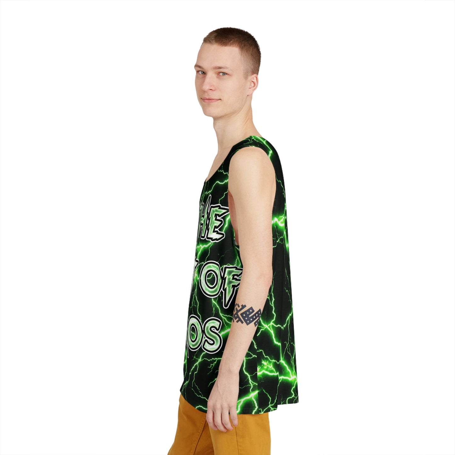 neon lightning board shorts