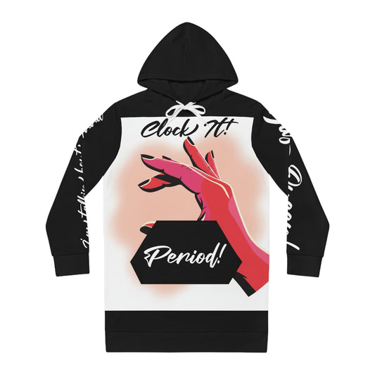 "Clock it" Droodie (Dress + Hoodie)