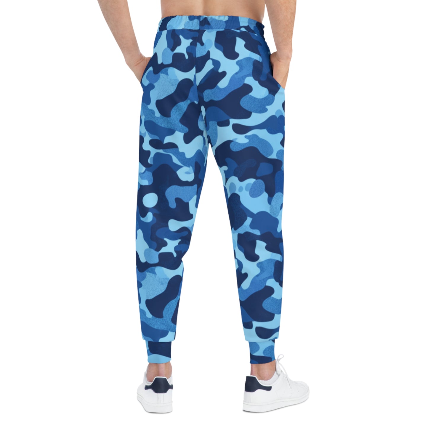 blue camo "aoi hoshi" joggers