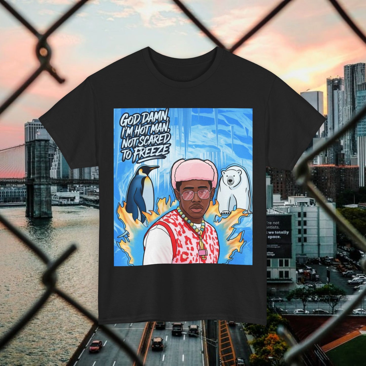 graphic t-shirt - holotech visuals limited edition collectible art