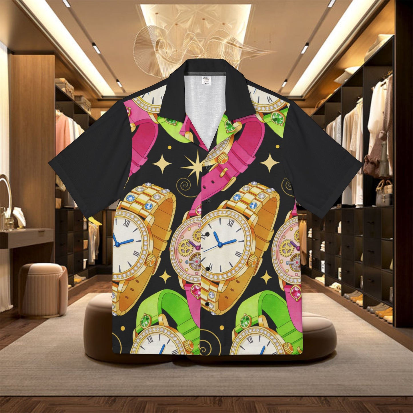 "riches" hawaiian camp shirt