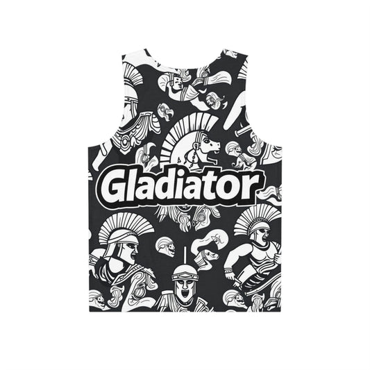 Gladiator Pattern Men's Tank Top