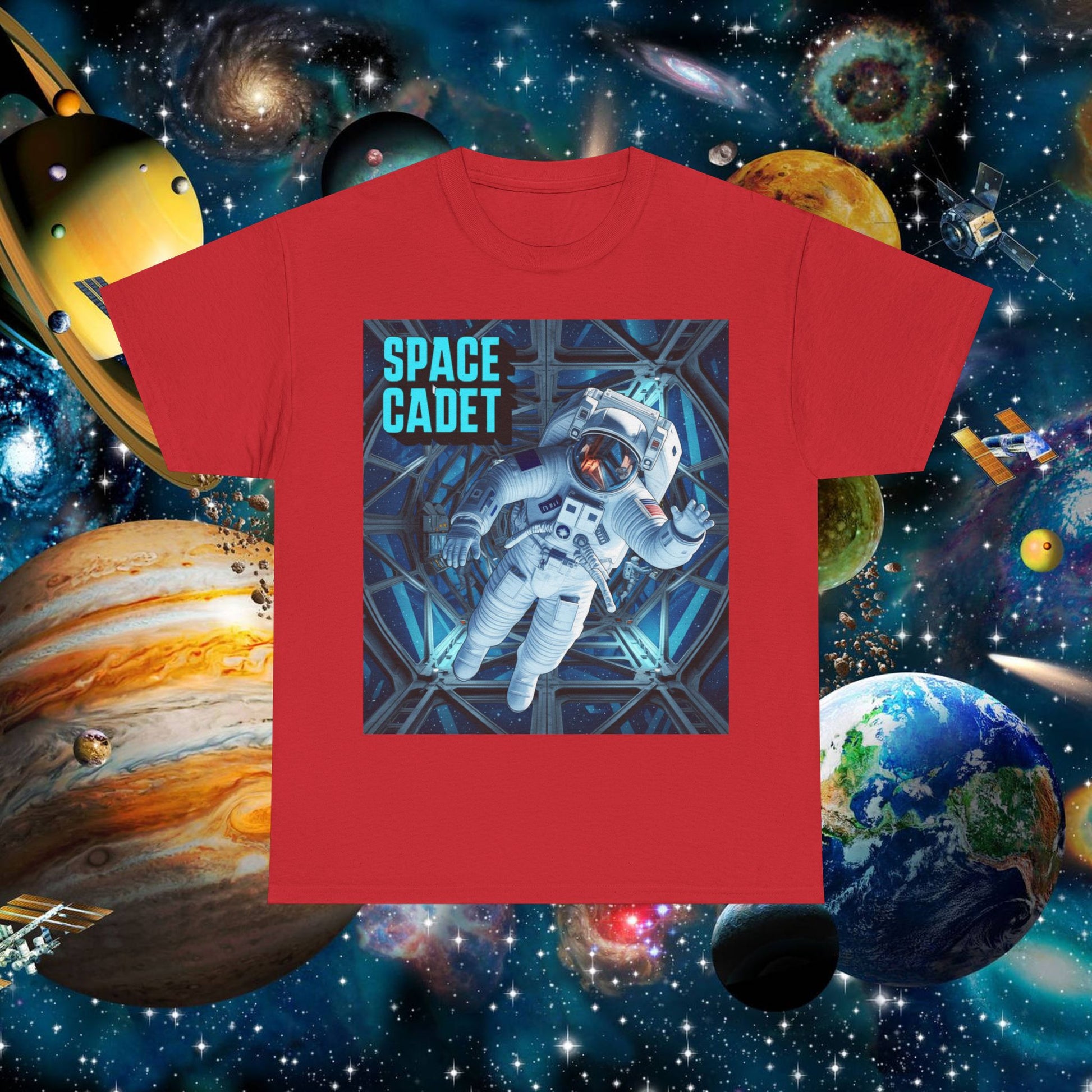 Space Cadet T-Shirt Astronaut Graphic | Chill Society Space Tee | Unisex Astronaut Streetwear Shirt | Graphic Space T-Shirt | Casual Space Crew Tee