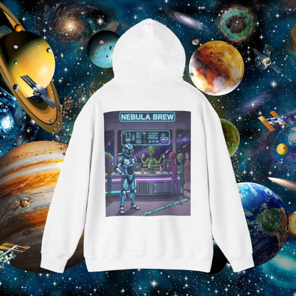 Space Street Hoodie Retro Sci-Fi | Chill Society Space Hoodie | Unisex Sci-Fi Pullover | Retro Streetwear Hoodie | Space Graphic Unisex Hoodie