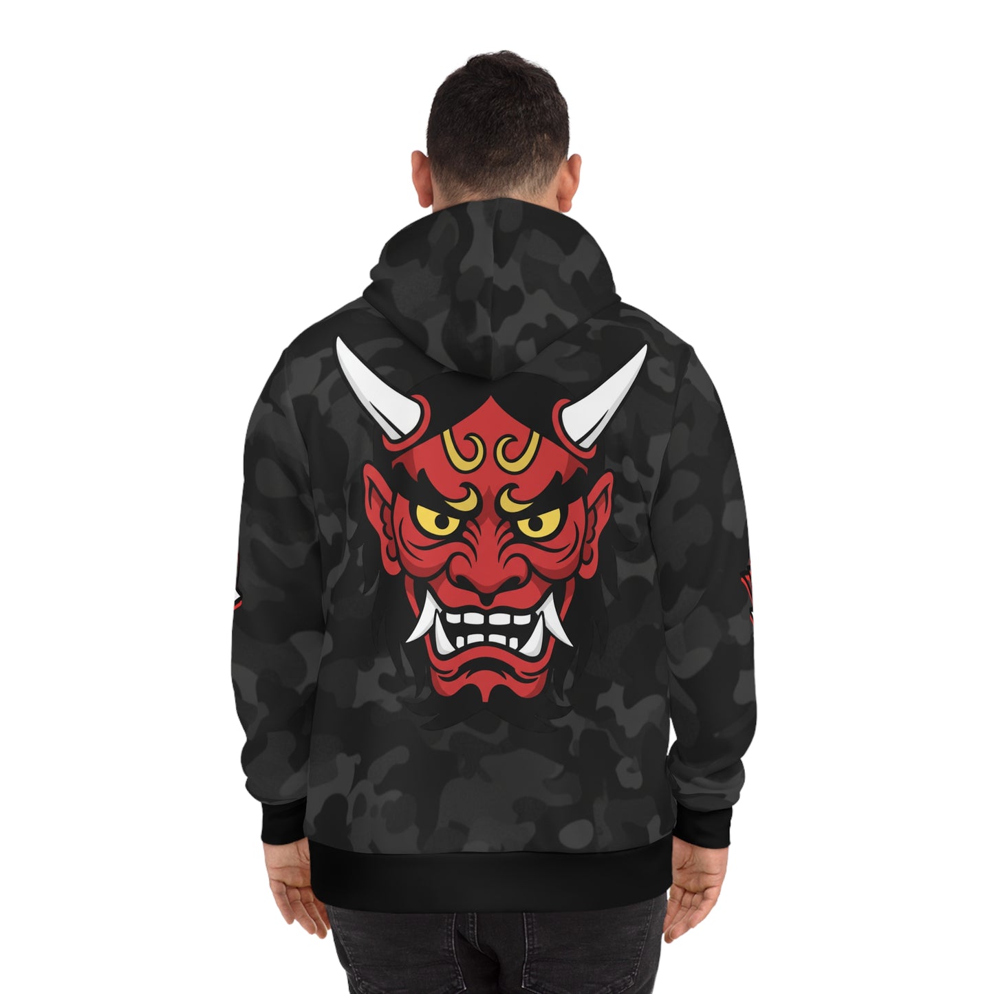 *exclusive* shadow camo "aoi hoshi" oni hoodie