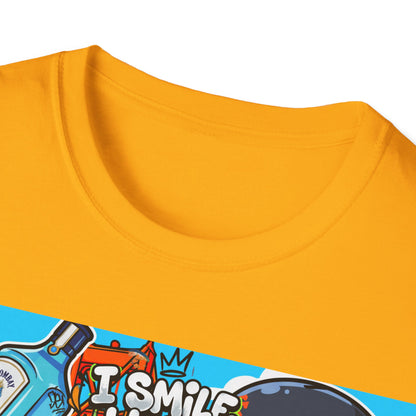 Graphic Tee — 'I Smile While They Stare and Hate' Tattooed Rider