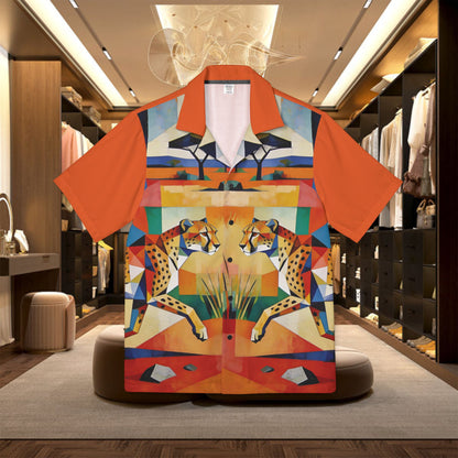 Tropical Safari Hawaiian Camp Shirt