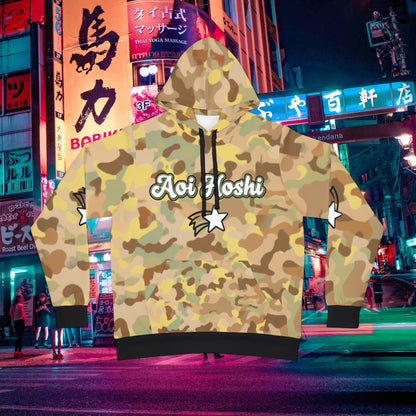 Desert Camo "Aoi Hoshi" Oni Hoodie