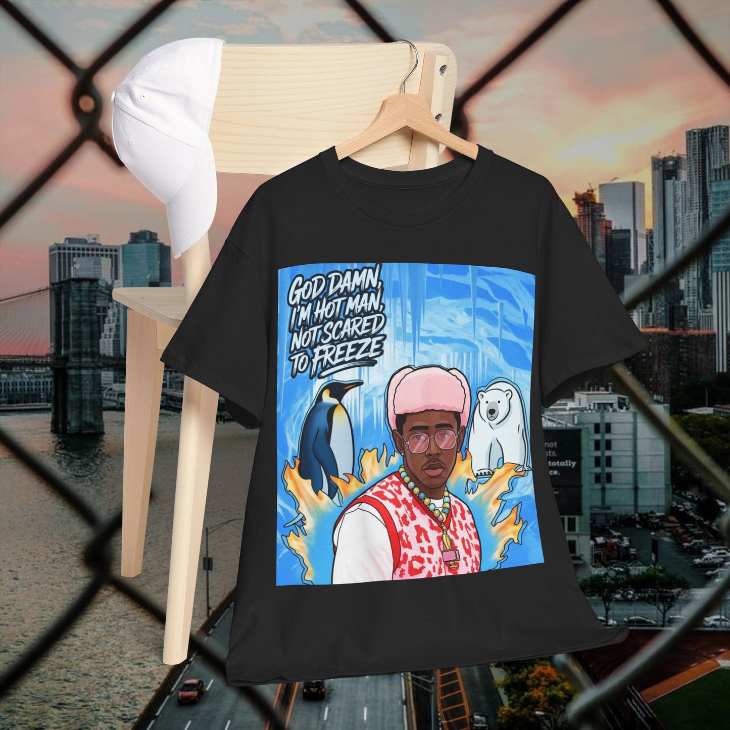 graphic t-shirt - holotech visuals limited edition collectible art