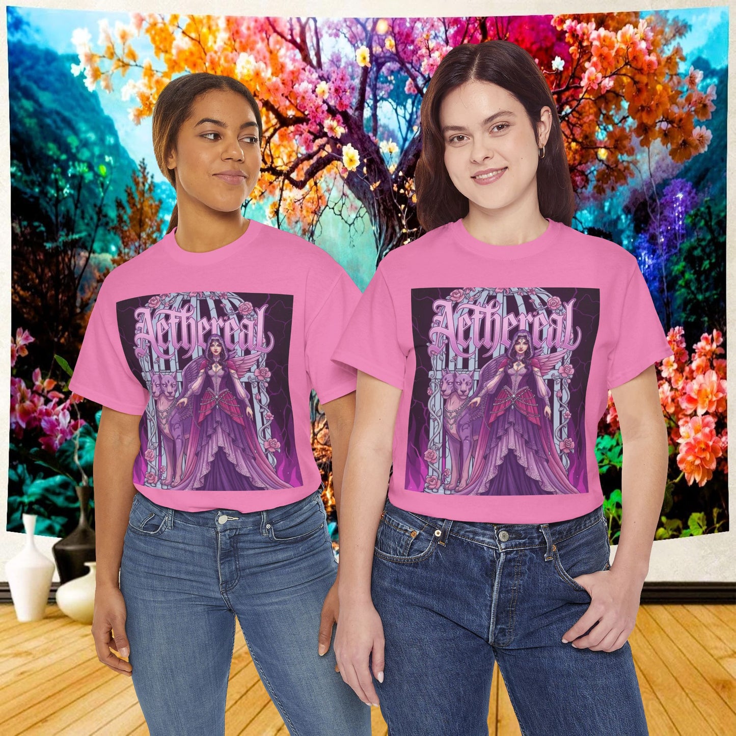 aetherial dream tee mystical vibes | chill society mystical tee | aetherial graphic shirt | mystical vibes unisex tee | dream inspired streetwear tee