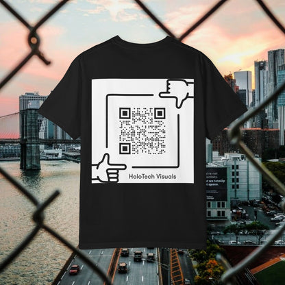Urban Graphic T-Shirt: Fresh Style & QR Code