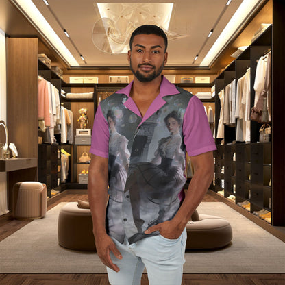 "Victorian Lady" Hawaiian Camp Shirt