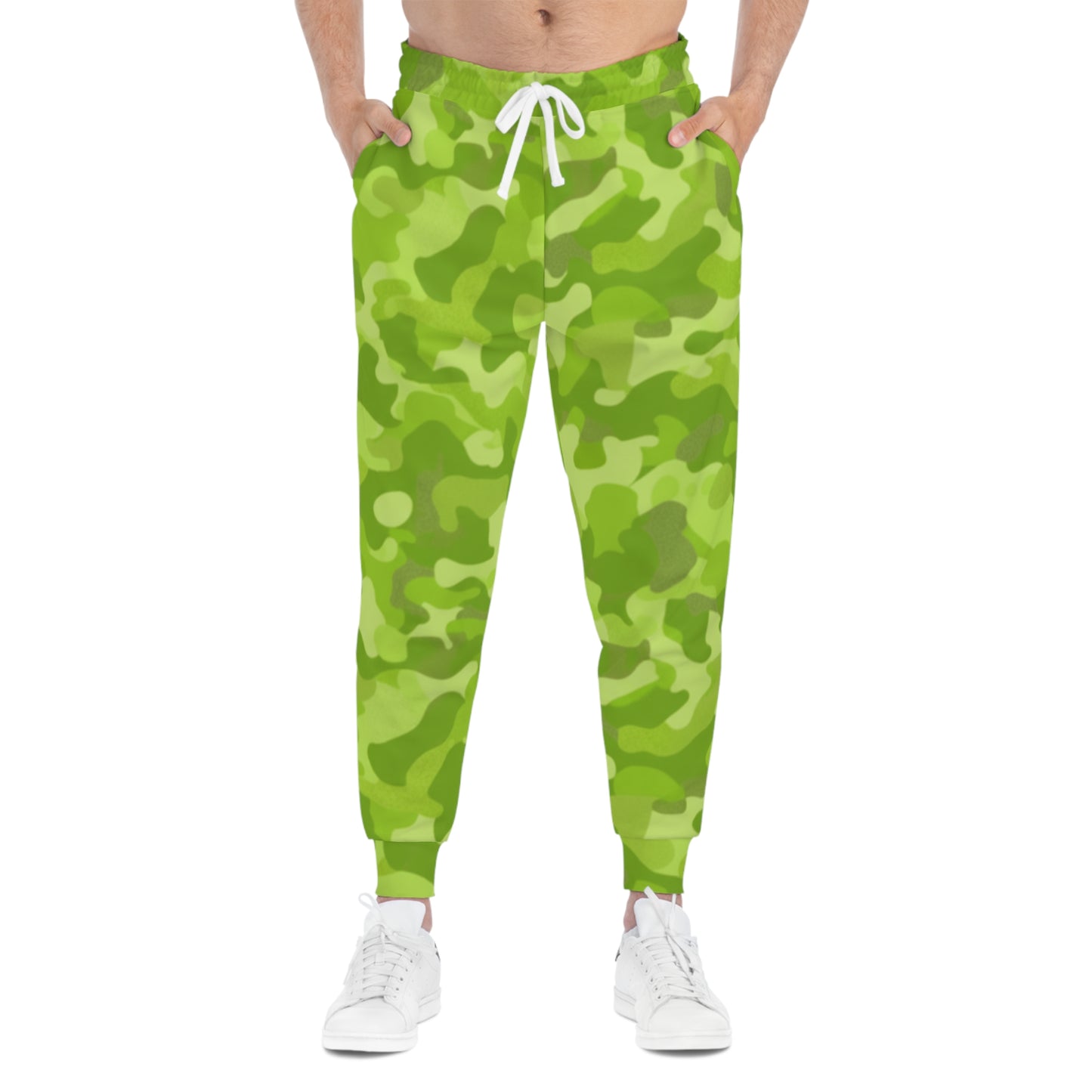 pear green camo "aoi hoshi" joggers