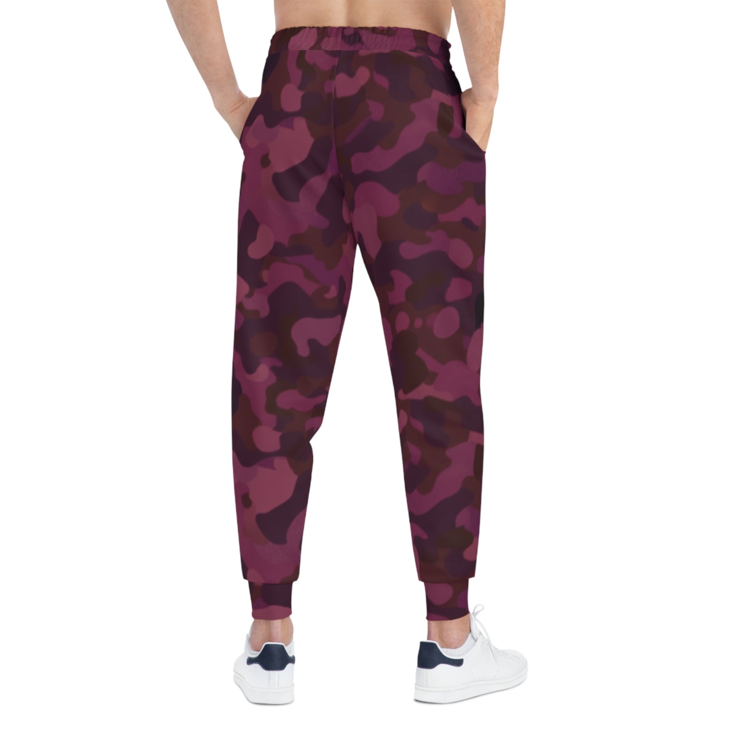 maroon camo "aoi hoshi" joggers