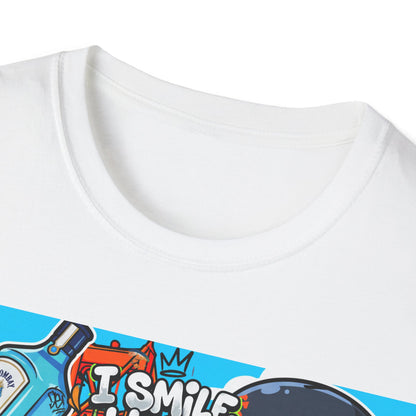 Graphic Tee — 'I Smile While They Stare and Hate' Tattooed Rider