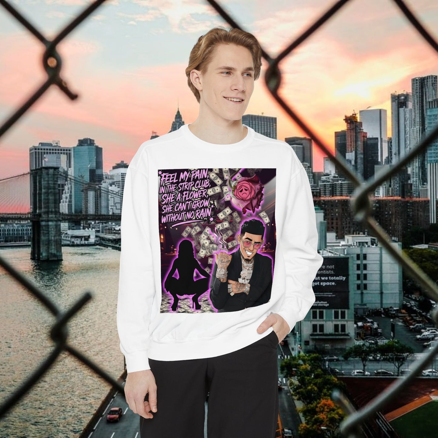 urban graphic t-shirt: fresh style & qr code